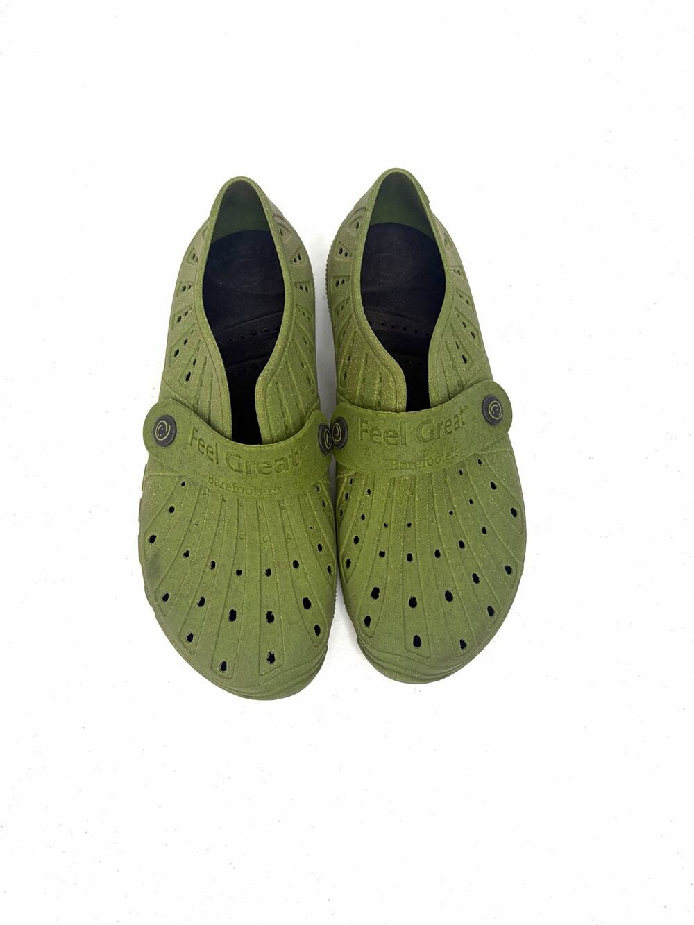 Barefooters Feel Great Green Slip On Shoes Italy EU 38 (Women's 7.5 Mens 5.5)